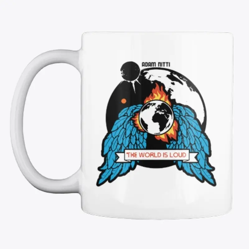 The World Is Loud Vector Art Coffee Mug